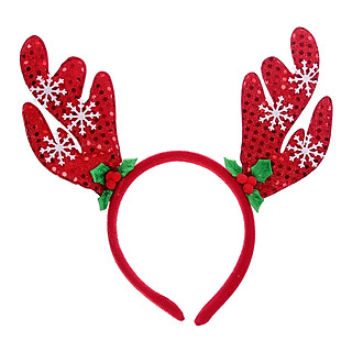 Bờm cài tóc Noel Sừng Tuần Lộc