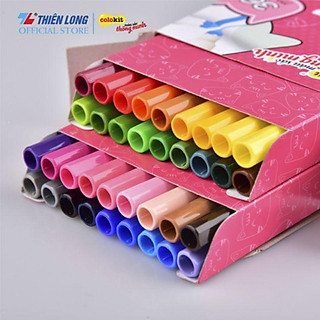 - Bộ bút lông 36 màu Fiber Pen Washable Colokit SWM-C006 chất liệu mực  an toàn