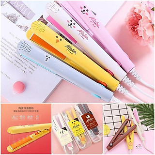 Máy dập xù tóc mini cute , máy là tóc mini cute