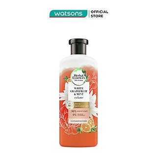 Dầu Xả Herbal Essences White Grapefruit & Mint Volume Bưởi và Bạc Hà 400ml