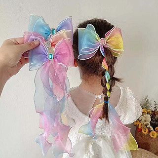 Kẹp tóc nơ ruy băng