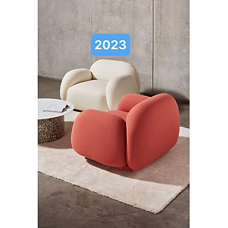 Sofa đơn Homesweet Tundo 70 x 70 x 70 cm Vải lông cừu