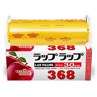 Màng bọc thực phẩm Las palms 30cmx368 250m co giãn tốt dùng hâm nóng thức ăn trong lò vi sóng bảo quản trong tủ lạnh