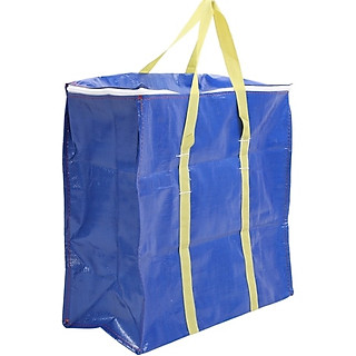 ĐỦ SIZE - Túi bạt, túi dứa có dây kéo đựng đồ, quai xách màu ngẫu nhiên (thương hiệu GINGOOD)