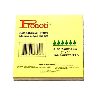 Giấy ghi chú - giấy note - giấy nhớ Pronoti 3x2 3x3 3x4 3x5