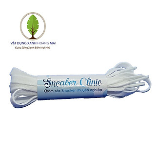 Dây Giày Thể Thao Sneaker Dẹp Nam Nữ Chính Hãng Bản Đẹp 2 Màu Đen Trắng 120 Cm