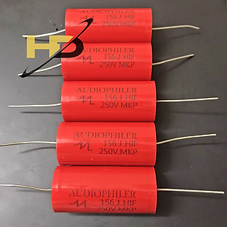 Tụ Loa 15uF 250V 156J Audiophiler Màu Đỏ Mới