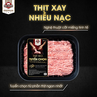 Thịt xay nhiều nạc Meat Master 400g/khay