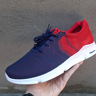 Giày Thể Thao Nam  Giày sneaker HHT S036 Đỏ Xanh