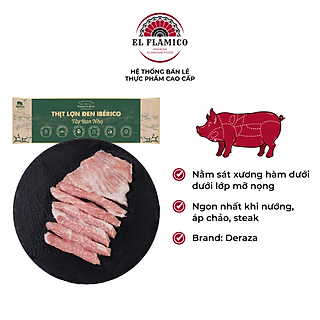 Iberico Jowl meat (Diềm má / Thịt nọng iberico) - Khay 300g