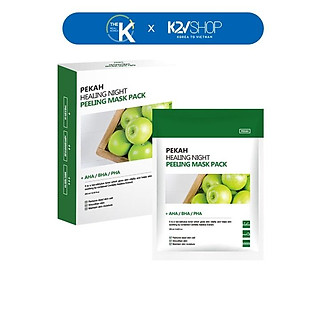 Mặt nạ phục hồi ban đêm giúp tẩy da chết PEKAH HEALING NIGHT Peeling Mask Pack 1 HỘP 5 MIẾNG