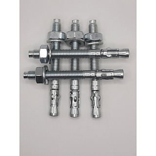 Bu lông nở 3 cánh M10x100 sắt xi kẽm ( Tắc kê nở 3 cánh )