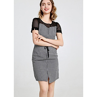 Đâm công sở dáng ôm kẻ caro ArcticHunter, thời trang thương hiệu chính hãng - A1005