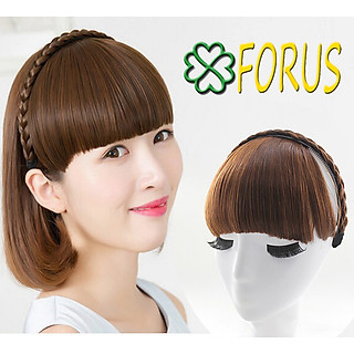 Tóc giả băng đô mái dầy M10D FREESHIP mái băng đô tóc giả, tóc giả nữ