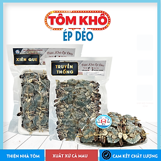 Tôm Sú Khô Ép Dẻo Tôm Lụi Cà Mau Thiện Nhà Tôm