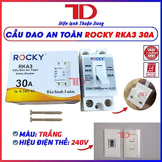 Cầu dao an toàn ROCKY 15A 20A 30A 40A, CB aptomat MCCB, Át atomat, CB cóc, hàng chính hãng, Điện Lạnh Thuận Dung