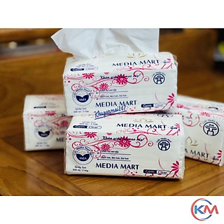 Khăn giấy rút 3 lớp, 1 túi 300 tờ, giấy lụa mềm , mịn , dai❖Khăn giấy Lụa Rút VA❖