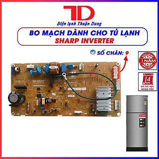 Bo mạch tủ lạnh, board dành cho tủ lạnh Sha rp Inverter, 9 chân hàng chính hãng, Điện Lạnh Thuận Dung