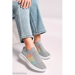 Giày lười vải thể thao nữ