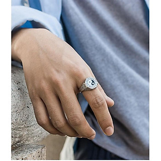 Nhẫn bạc nam, nhẫn nam bạc đeo ngón tay NNA0111