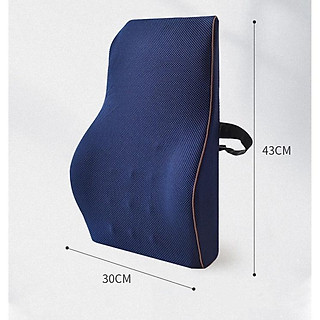 Gối tựa lưng CAO SU NON VỎ THÁO RỜI cỡ lớn hình thú dành cho bà bầu, xe hơi, văn phòng SBK108