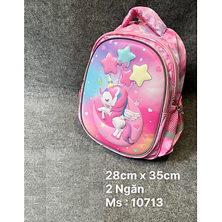Ba lô - cặp hình chú ngựa Pony cho bé gái đi học - Ms 10713