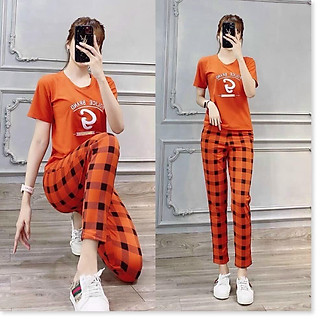 Set bộ thun Cotton NỮ DÀI MẶC NHÀ