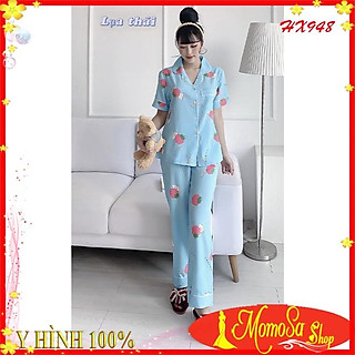 Đồ Bộ Nữ Mặc Nhà ️Đồ Bộ Tiểu Thư Pijama Nữ Mặc Nhà Quần Dài Lụa Thái