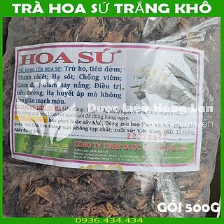 Trà hoa sứ trắng khô sạch đóng gói 500g