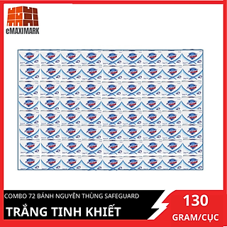 COMBO 72 bánh nguyên thùng Safeguard Trắng 130G