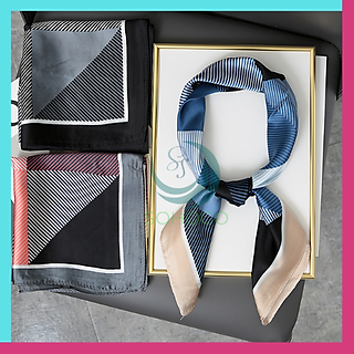 Khăn Lụa Vuông Cao Cấp 70x70 cm -Khăn quàng cổ - khăn turban - khăn bandana