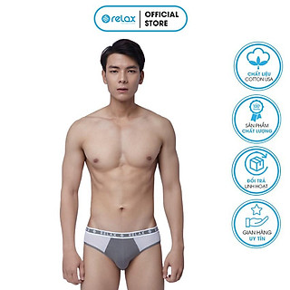 Quần lót nam brief RLTK023 quần sịp nam thoáng mát mềm mại cao cấp, co giãn tốt, ôm gọn - RELAX