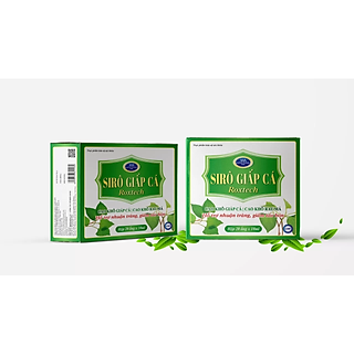 Siro GIẤP CÁ Roxtech Hộp 20 ống x 10ml