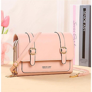 Túi Đeo chéo NỮ da Bóp đầm da dự tiệc ngăn kép nịt đôi Better K991