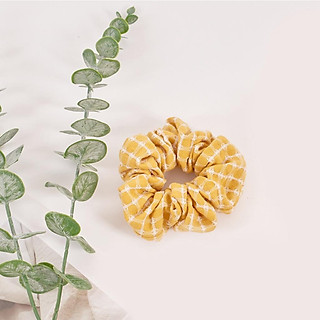 Dây Buộc Tóc Riomio Vải Caro Scrunchies Kiểu Hàn Quốc Xinh Xắn Cho Bé Gái - RPK22125