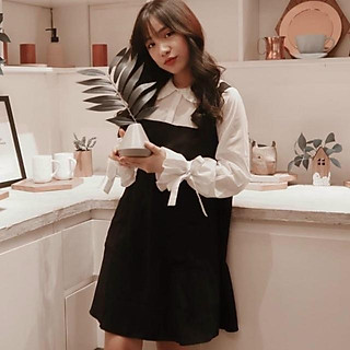 Đầm -Váy tiểu thư công chúa thắt nơ tay