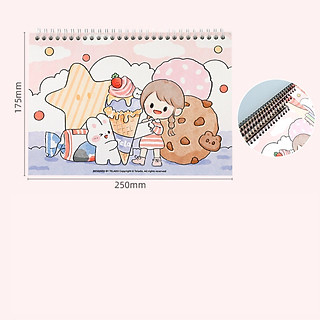 Sổ chiết washi tape size A5, B5, A4 dùng để lưu trữ stickers / washi tape tiện lợi