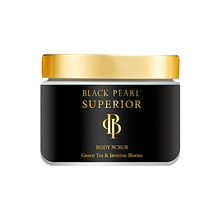 Tẩy Tế Bào Chết Body Black Pearl (Hương Trà Xanh Và Hương Lài) Từ Muối Biển Chết - Green Tea & Jasmine Bloom Body Scrub - Mang Lại Cơ Thể Của Bạn Cảm Giác Thoải Mái Và Tươi Mới Hơn