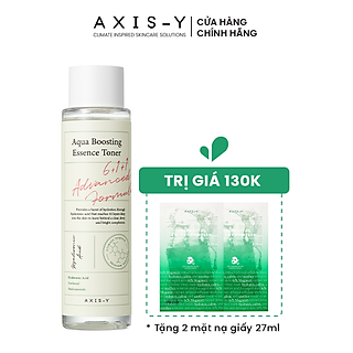 Nước hoa hồng AXIS-Y Aqua Boosting Essence Toner 150ml giúp làm sạch sâu và cấp ẩm sâu cho da