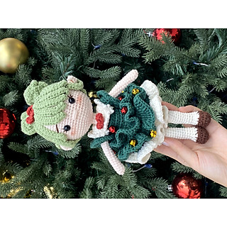 Búp bê handmade bằng len, an toàn cho bé, quà tặng dễ thương