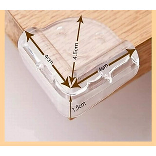 Combo 4 miếng bịt góc bàn silicon