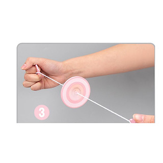 Đồ chơi gỗ- Con quay kéo dây gỗ- Hàng đẹp