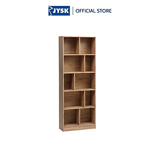 Kệ sách 5 tầng | JYSK Mosbjerg | gỗ công nghiệp | màu sồi/trắng | R70xS29xC190cm