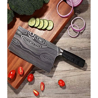 DAO BẾP NHẬT USUBA THÉP DAMASCUS MÃ IDT117