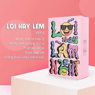 Bộ Bài "Lói Hay Lèm Highin Truth Or Dare Việt Hóa 30 Lá Drinking Game Bài Uống Rượu Bia Tạo Sự Thú Vị Gắn Kết Tình Bạn