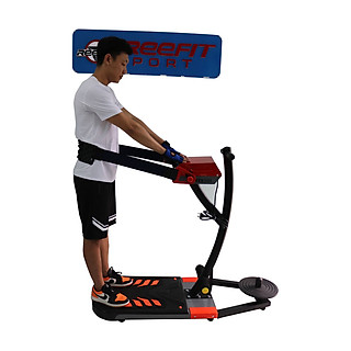 Máy rung bụng đứng xoay eo 2 in 1