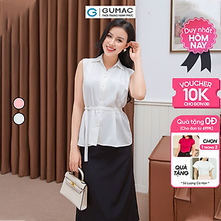 Áo xếp ly kèm dây thời trang GUMAC AD10015