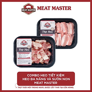 Combo Heo tiết kiệm Heo đa năng - Sườn non Meat Master ( 400 G ) - Giao nhanh