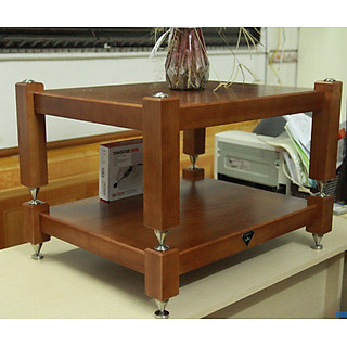 Kệ audio 2 tầng gỗ sồi cao cấp Venza GS02, kệ để amply, kệ để đầu CD