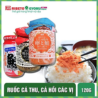 Ruốc cá thu/cá hồi các vị - hàng nội địa Nhật Bản